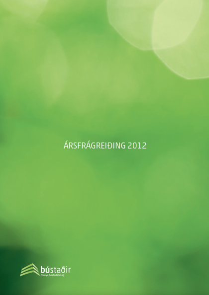 Ársfrágreiðing 2012